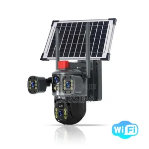 Ai Solar Sim Support 3 Lens Security Camera