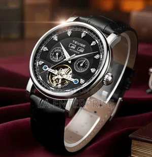 Tevise Genuine Leather Watch