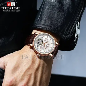 Tevise Genuine Leather Watch