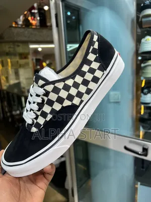 Vans Old School Black White Scorer Flat Shoes for You