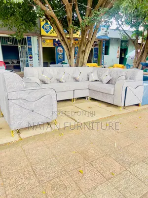 Stylish L Shaped Corner Sofa Made of Maleda Foam Hd #1