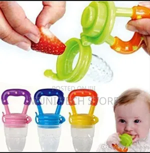 Baby Food Feeder Pacifier 2 Pack - Silicone Feeder Nipple