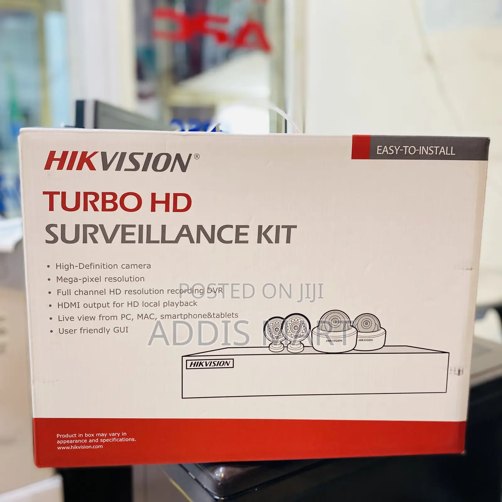 Hikvision Kit 4 Channel XVR With 4 Camera Quality Cctvcamera