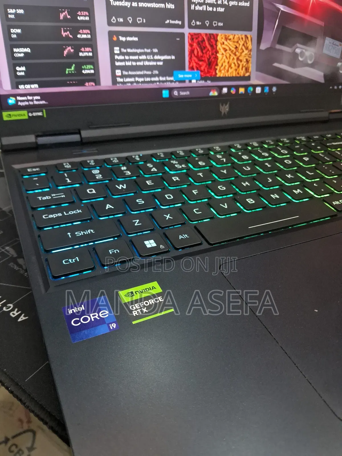 New Laptop Acer Predator Helios Neo 16 16GB Intel Core I9 SSD 1T
