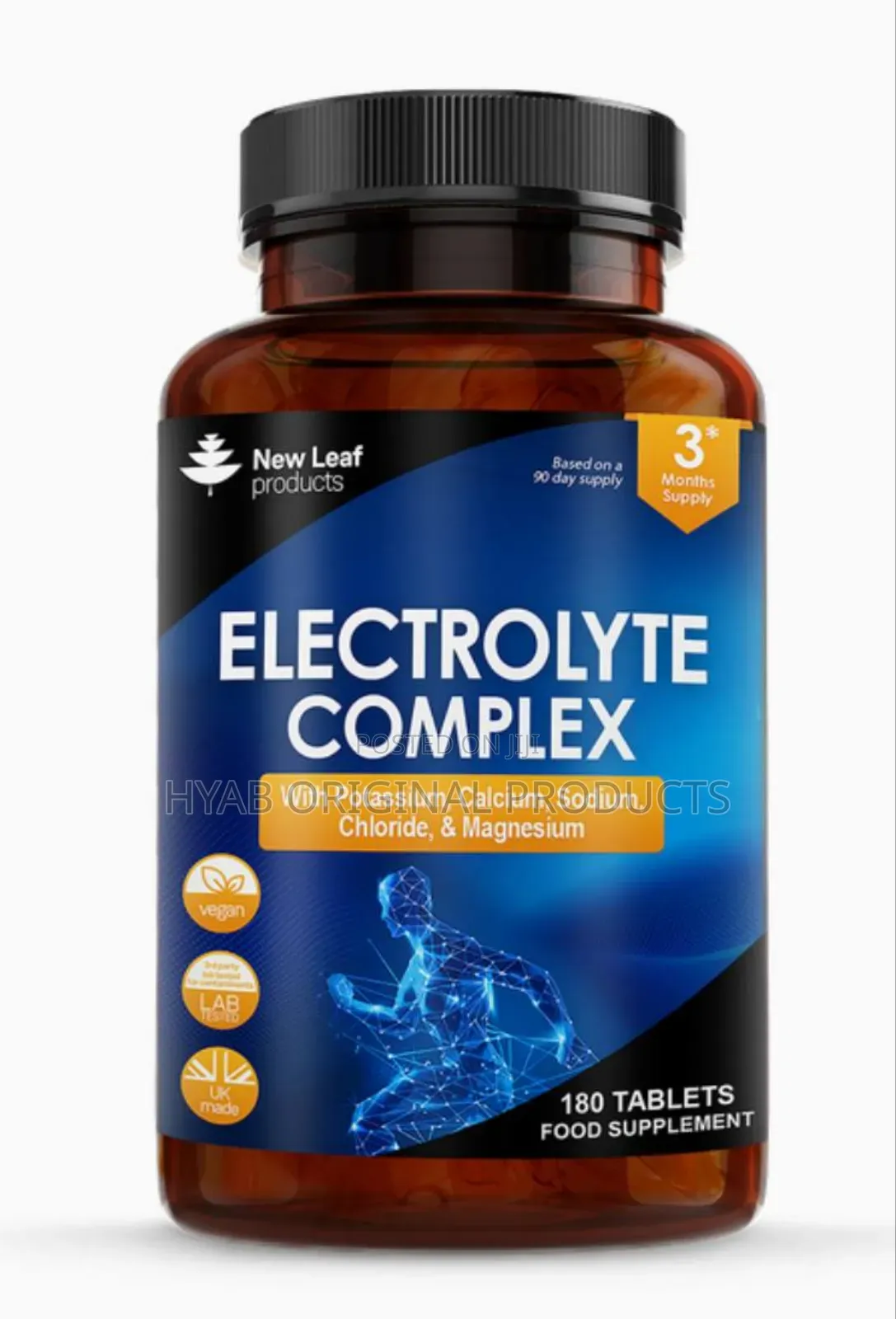 Vegan Electrolyte Complex Wiz Potassium, Cal,Sodium,Chloride,Magnesium
