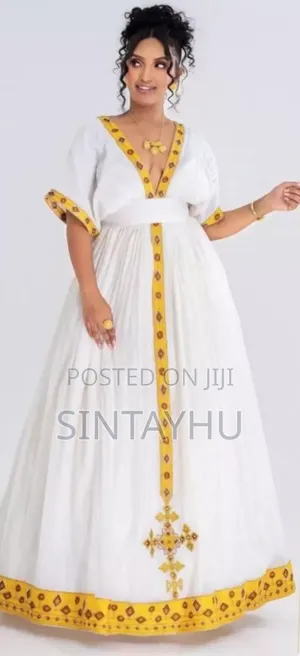 Ethiopian Hand Mande Habesha Dress