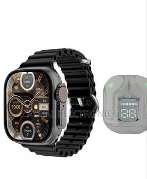 Original Wisme Smart Watch With Airoods and 5 Extra Belts