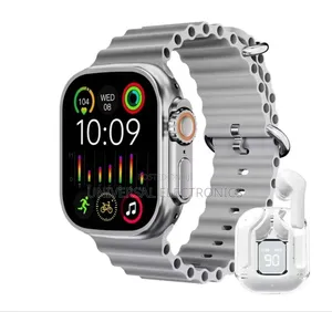 Wisme Ultra-3 Smart Watch With Airpods and 5 Straps