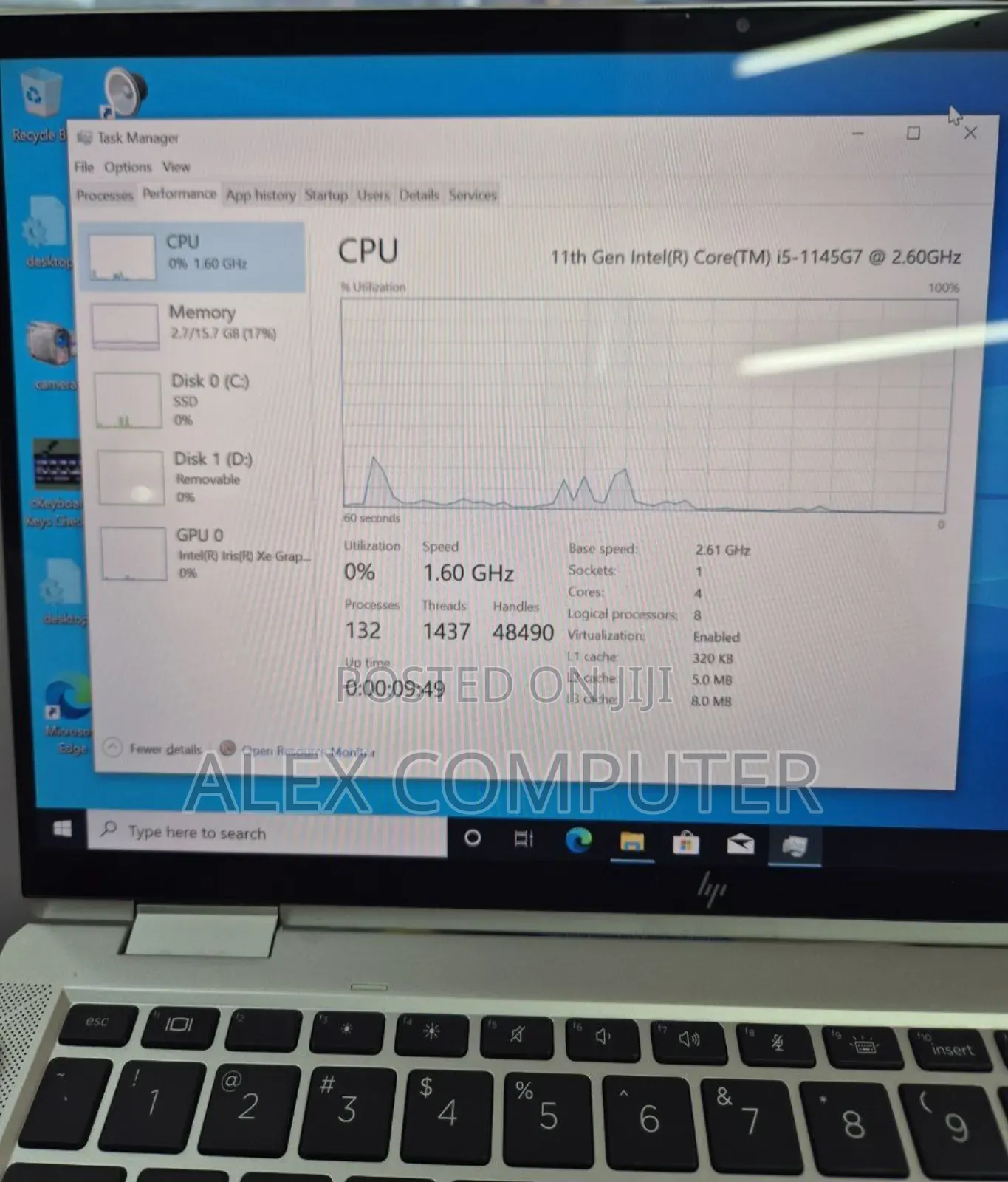 New Laptop HP EliteBook X360 1030 G8 16GB Intel Core I5 SSD 512GB