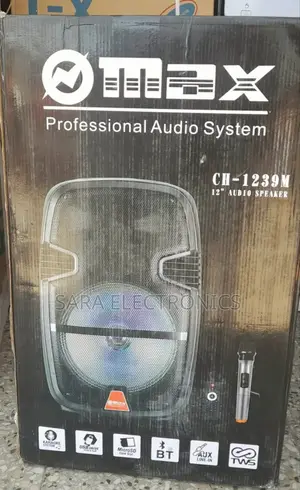 Max 12inch Ch-1239m Orignal Speaker New Model Free Delivery