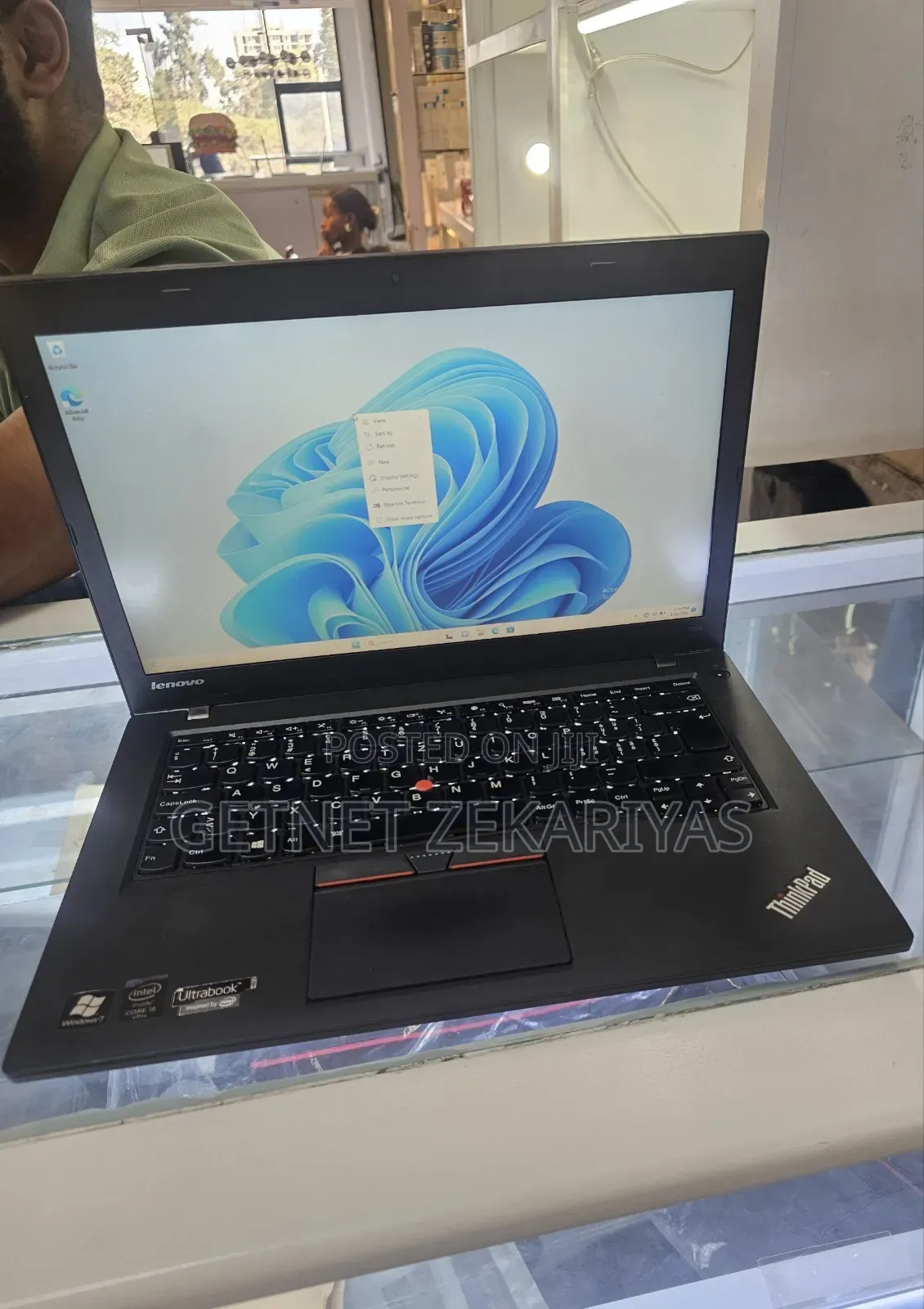 New Laptop Lenovo ThinkPad T450 8GB Intel Core I5 SSD 256GB
