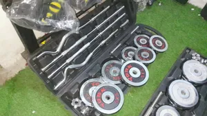 • York Plate Adjustable Dumbbell Set for Home Training