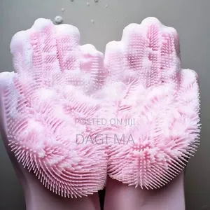2pcs Silicone Dish Washing Glove