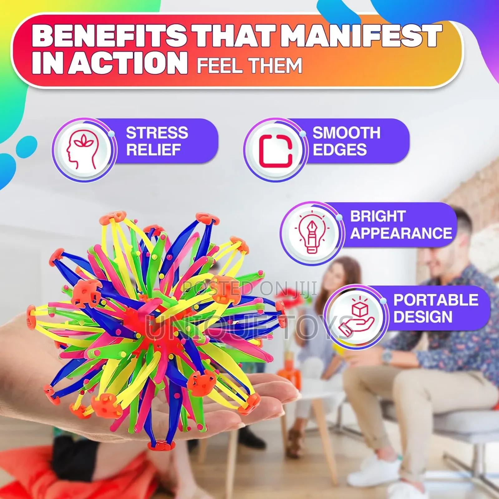 Expandable Breathing Ball – Magic Stress-Relief Sphere