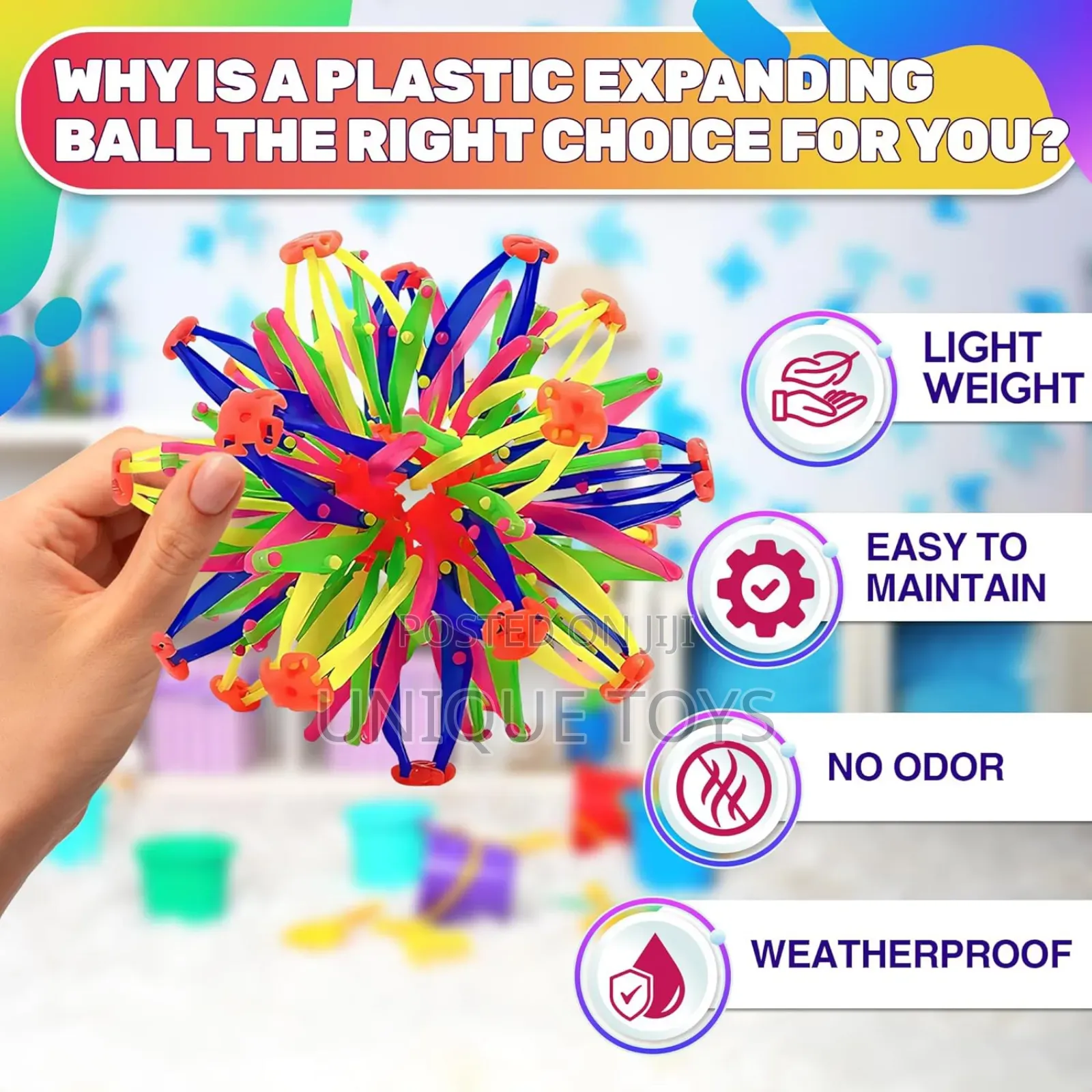 Expandable Breathing Ball – Magic Stress-Relief Sphere