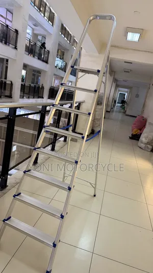 Ladder0foldin0 Aluminum Ladder00መሰላል