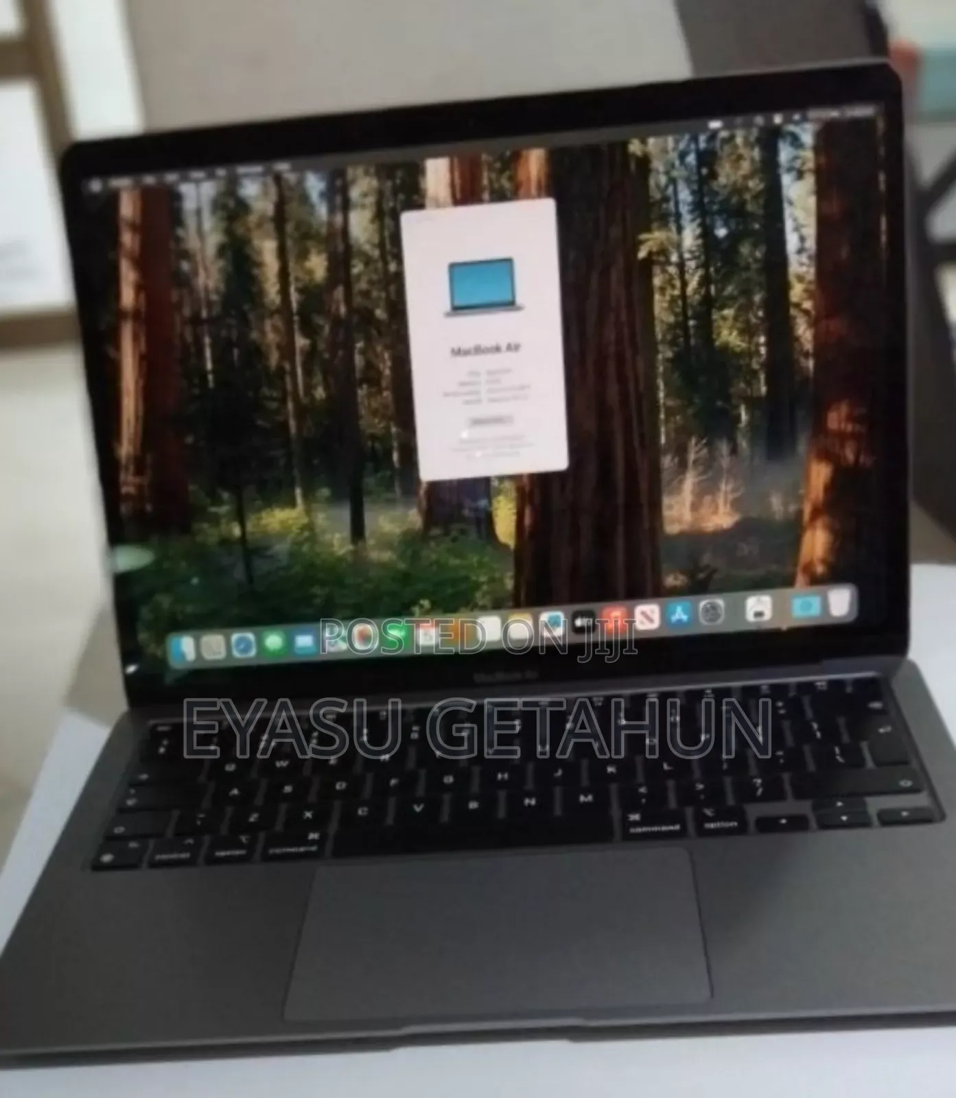 New Laptop Apple MacBook Air 2020 M1 8GB Apple M1 SSD 256GB
