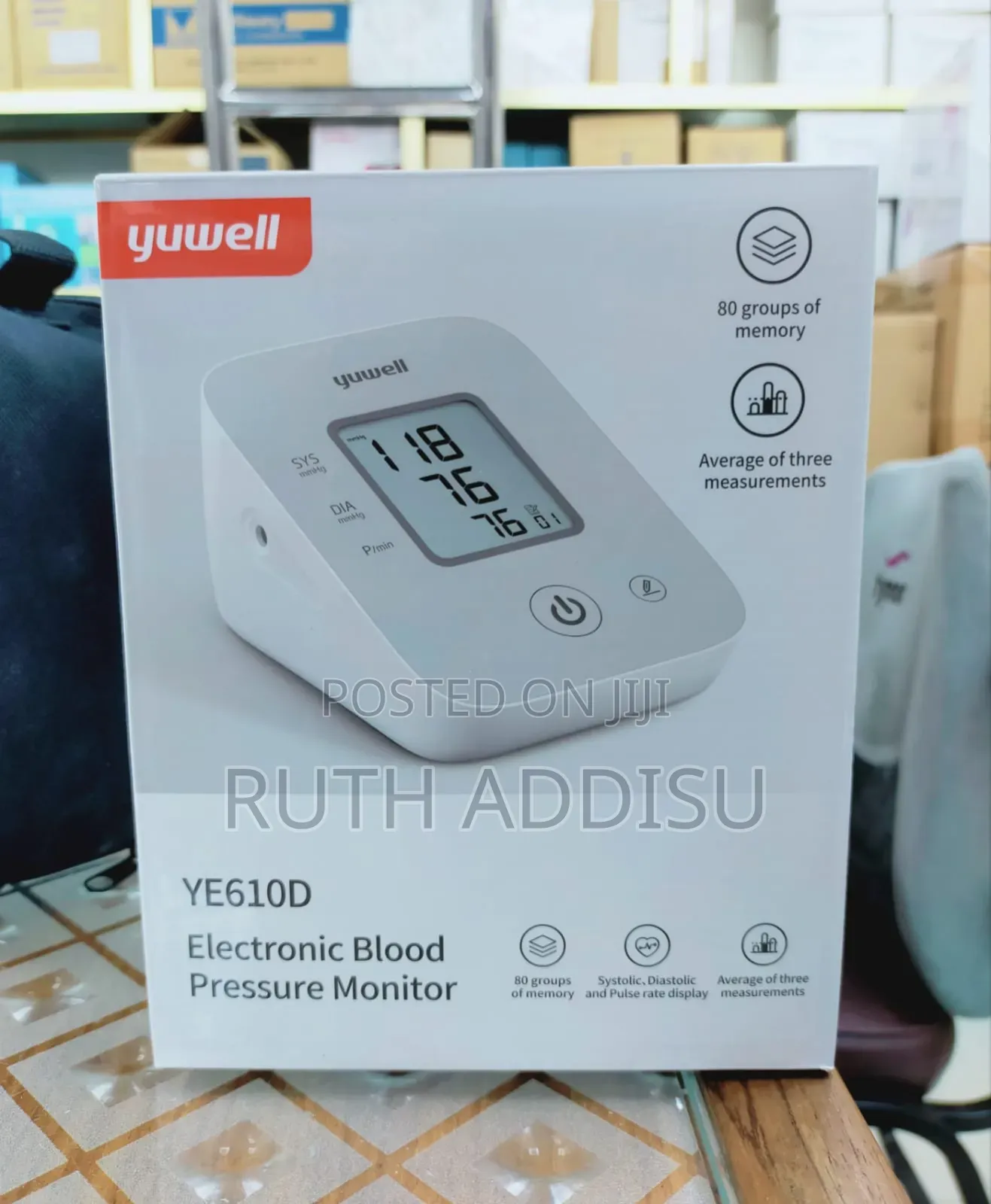 Yuwel Model Ye660d Blood Pressure Monitor●|管bp Monitor Digital|□Bp