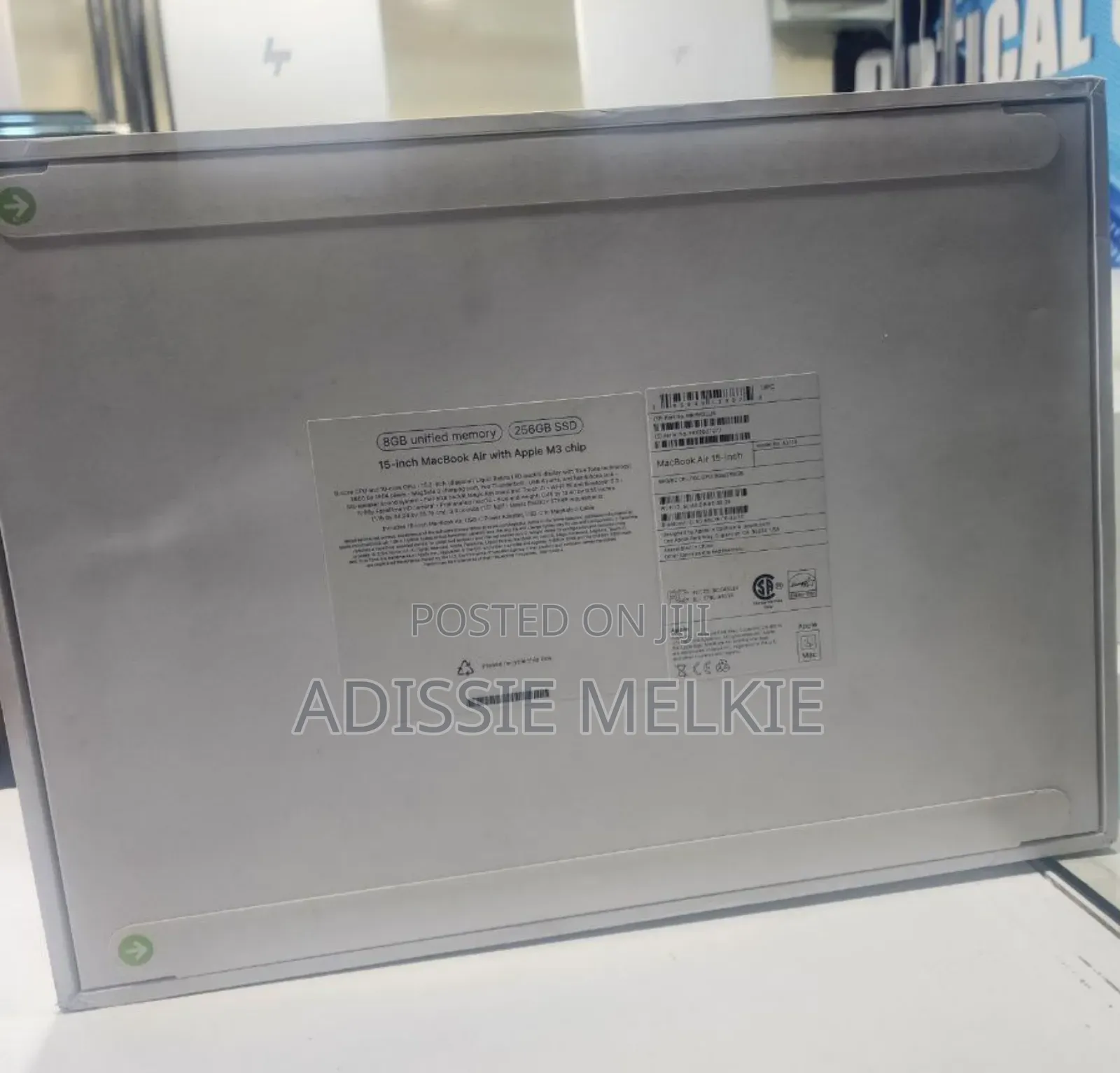 New Apple MacBook Air 2024 M3 15-Inch 8GB Intel Core I5 SSD 256GB