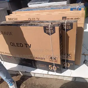 Bravia Smart Qled Tv 50 Inch Andraid Framless Adiss 2025 Model