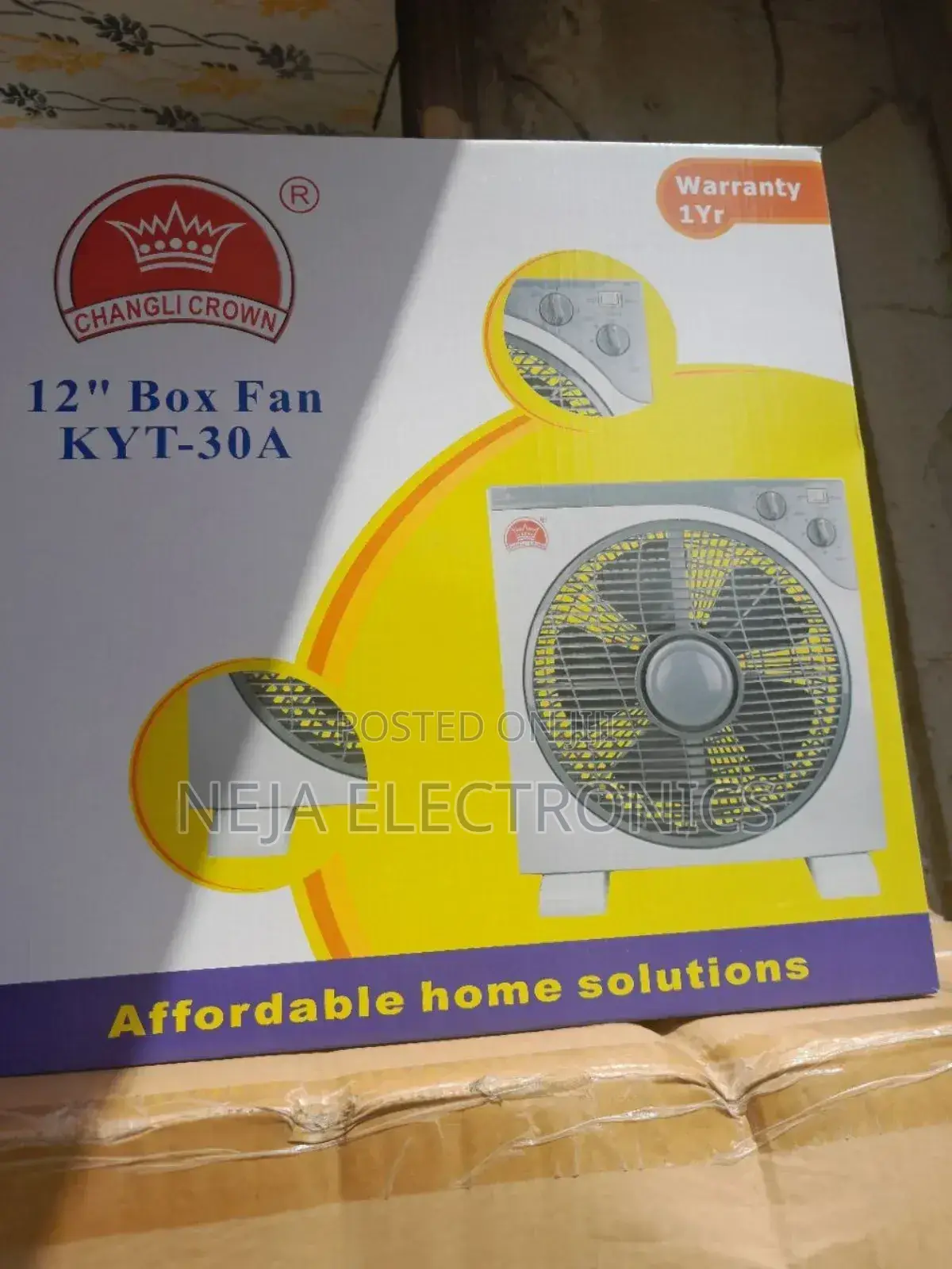 Box Fans 40.Cm Table Top Fans Deliver