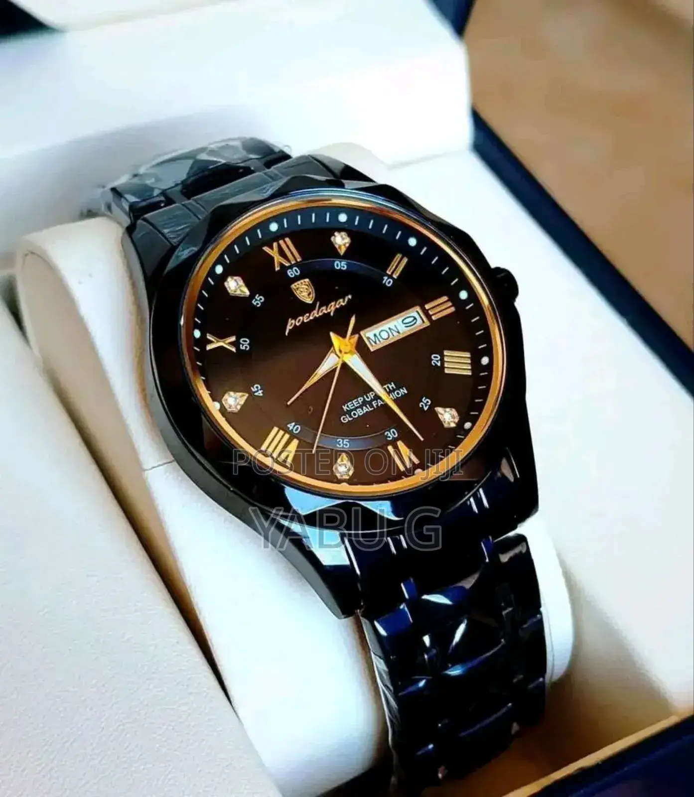 Poedagar Waterproof Men's Watch Quartz, Fashion Business Watch