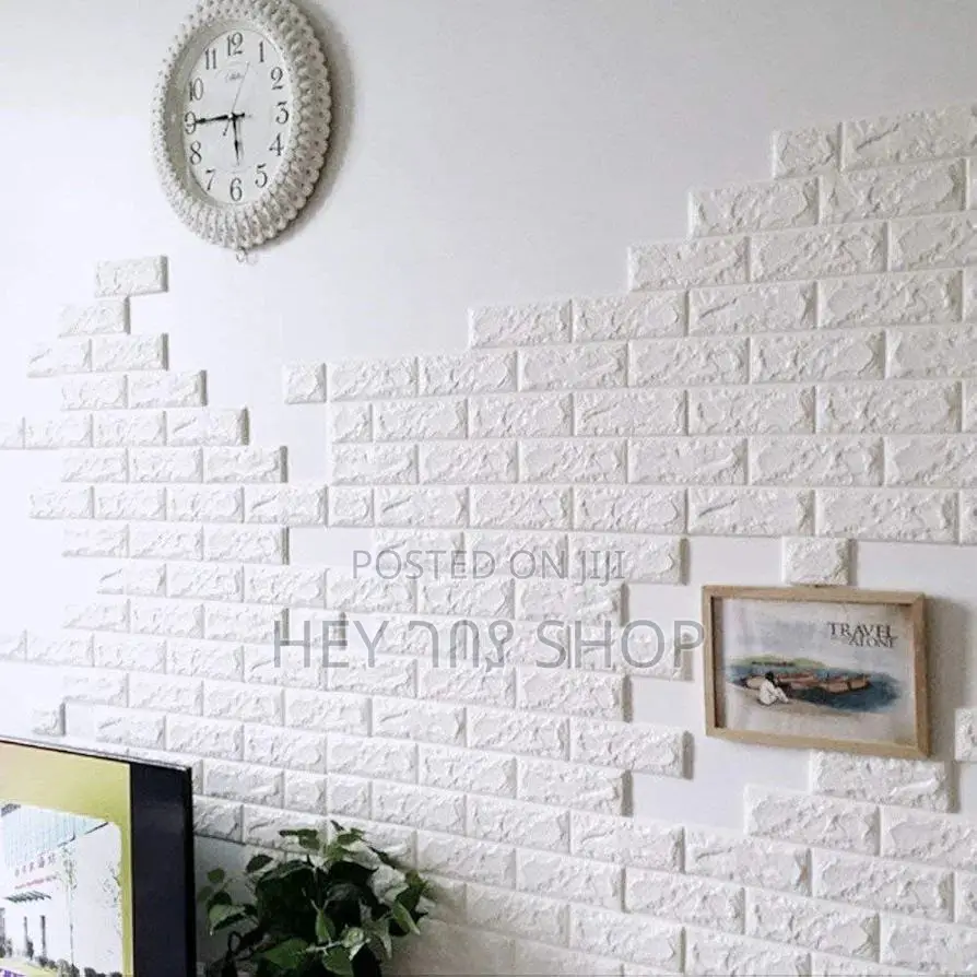 የ 3d ፎም ግድግዳ ስቲከር / 3 D Wallpaper Sticker