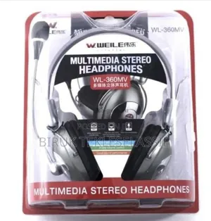 Weile Wl-360mv Wired Stereo Headset Headphone With Mic