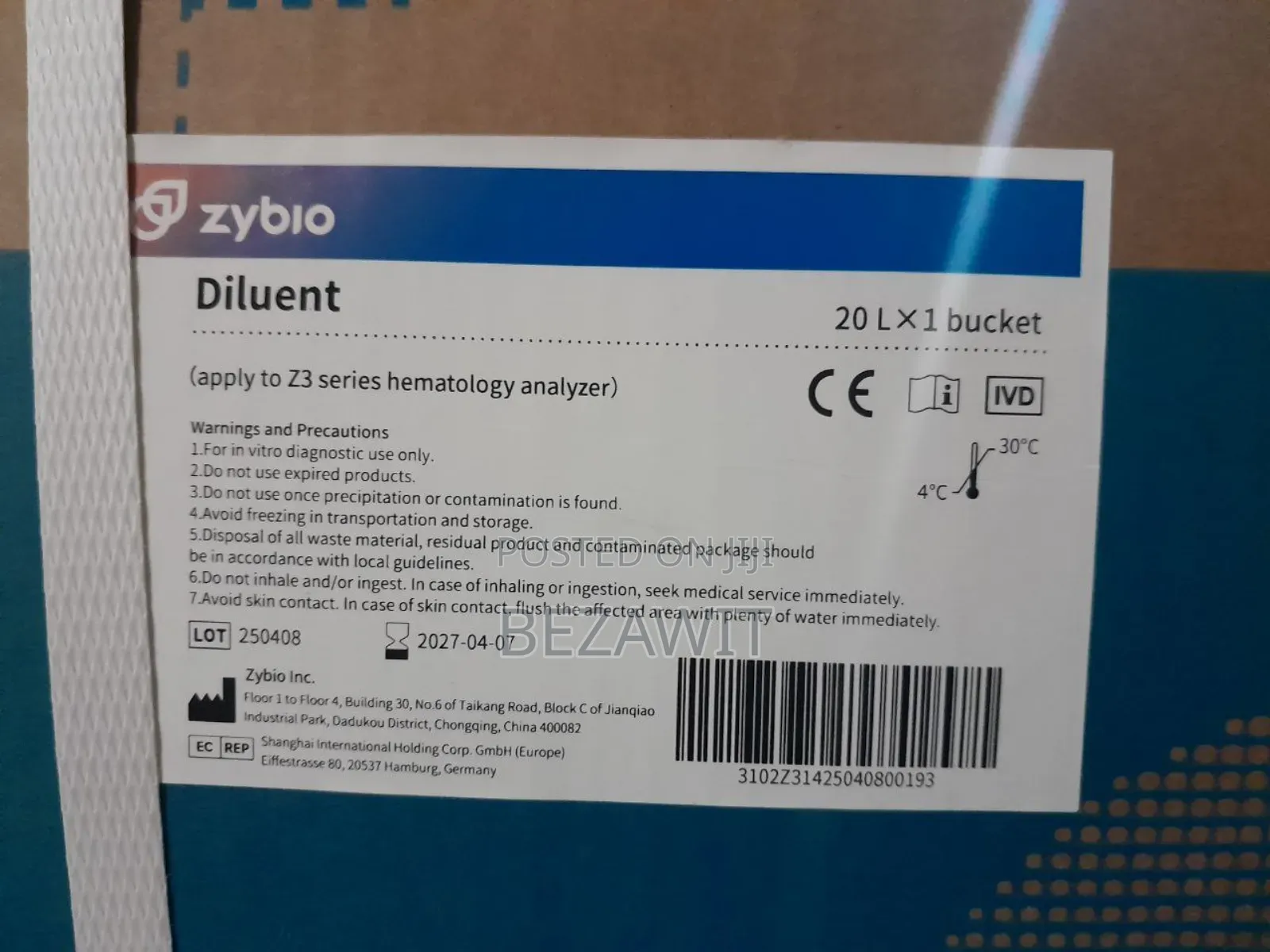 Zybio Z3 Diluent