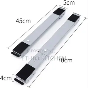 Adjustable Moving Roller Wheels Stand With Brake.