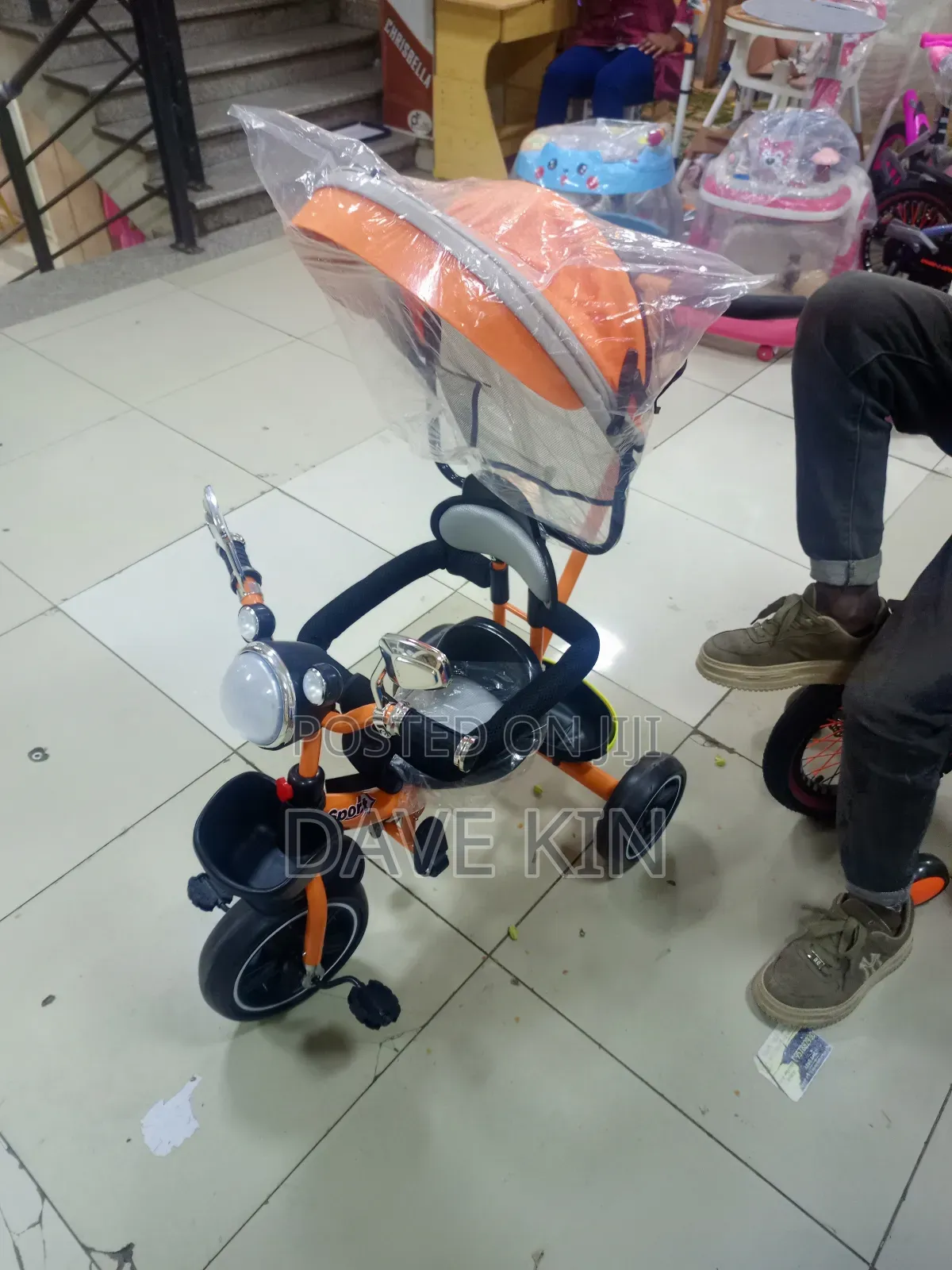 Tricycle And Stroller In One