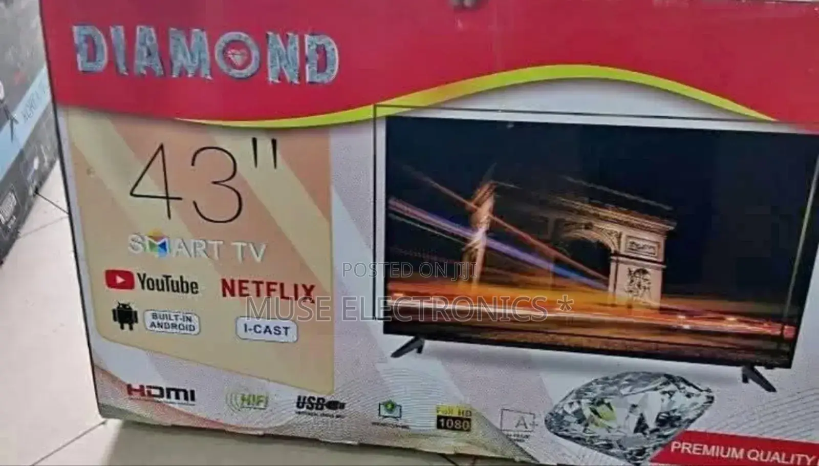 Diamond 43inch Smart Android Tv