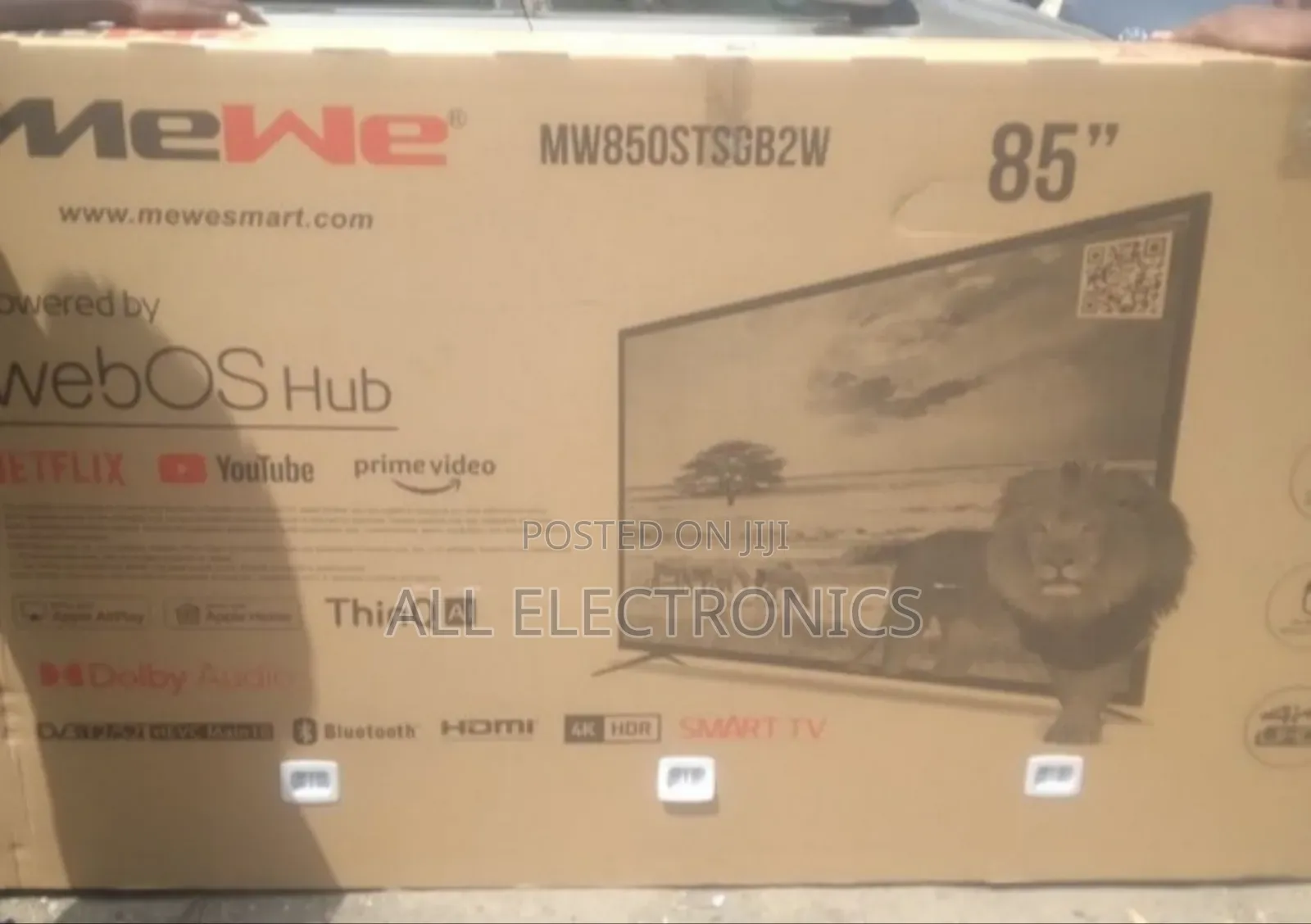 Mewe 85"Inch Webos Hub Tv