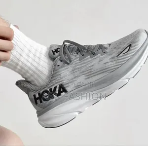 Hoka Clifton 9 Running Shoes Grey