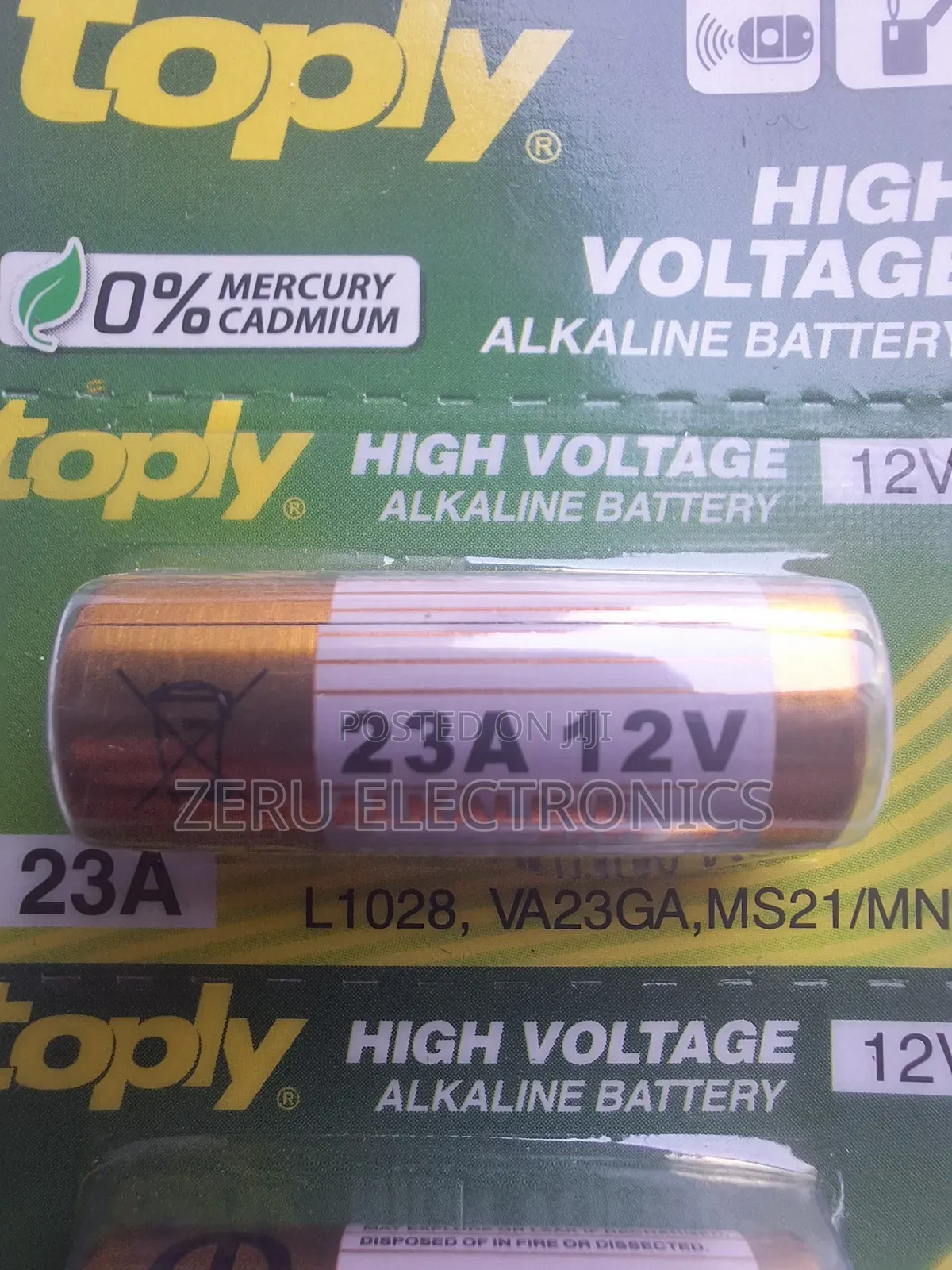 23a 12v Alkaline Battery