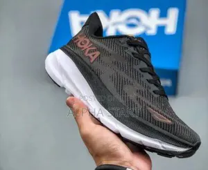 Hoka Clifton 9 'Black/White Colorways' Men's Running Shoes