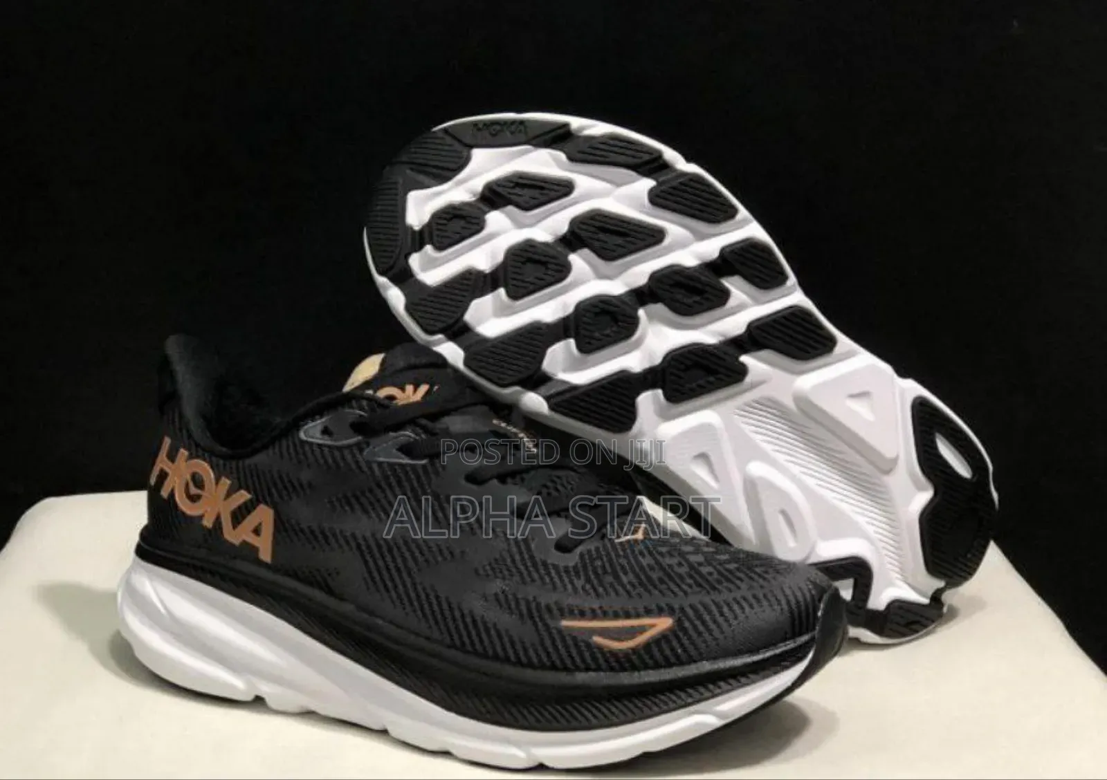 Hoka Clifton 9 'Black/White Colorways' Men's Running Shoes