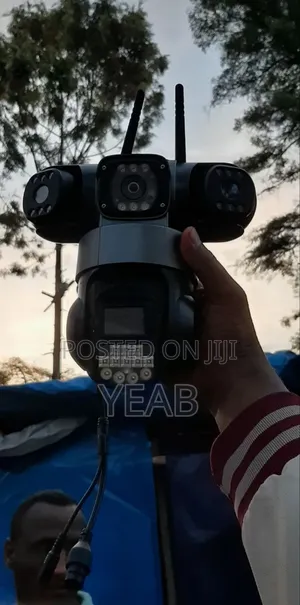 Triple Lens Sim Support Security Camera