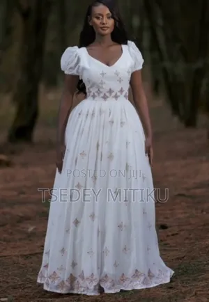 White Habeshan Kemis