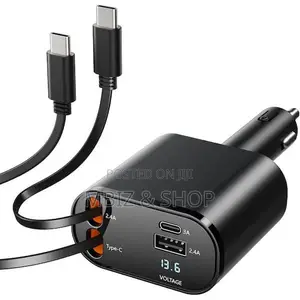 4in1 Modern Fast Car Charger