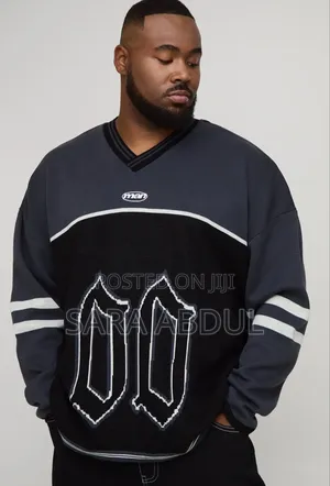Boohooman Brand Plus Size Jersey Style Jumper