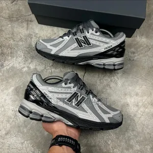 New Balance 1906r Sneaker in the Castlerock With Rain Cloud and Black
