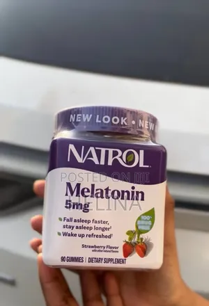 90 Gummies Natrol Melatonin 5mg Strawberry Flavor Original From Usa